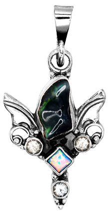 Black Chalama Opal Eva Necklace